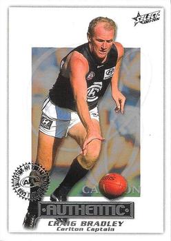 2001 Select AFL Authentic #18 Craig Bradley Front